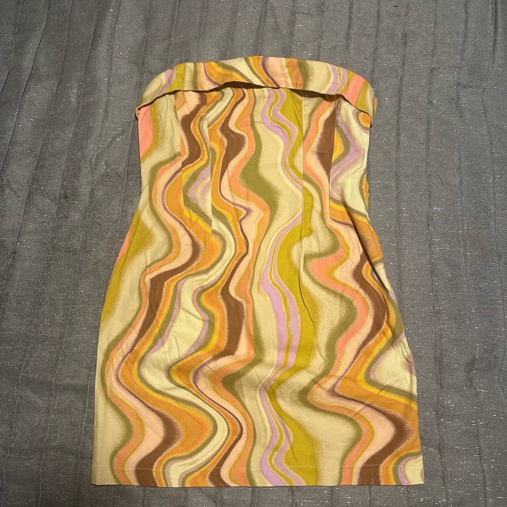Wild Fable Womens Twill Strapless Bodycon Dress